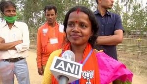 WB polls 2021: BJP candidate Chandana Bauri, wife of daily wager, casts vote in Bankura
