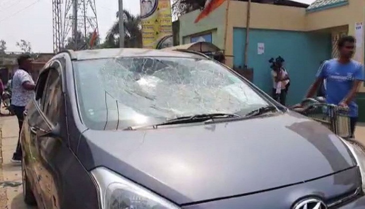 WB Polls 2021: BJP leader Soumendu Adhikari's vehicle attacked in Contai, blames TMC 