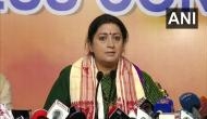 Smriti Irani: Congress is so helpless, it's taking AIUDF's support to keep itself politically alive