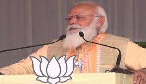 PM Modi: Assam polls between Cong-AIUDF's maha jhooth and NDA's maha vikas