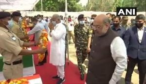 Chhattisgarh Naxal attack: Amit Shah, CM Baghel lay wreath on coffins of 14 security personnel