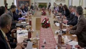 Jaishankar, Russian counterpart hold delegation-level talks