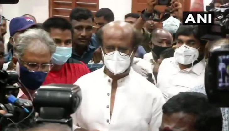 Rajinikanth casts vote in Stella Maris as polling begins in Tamil Nadu