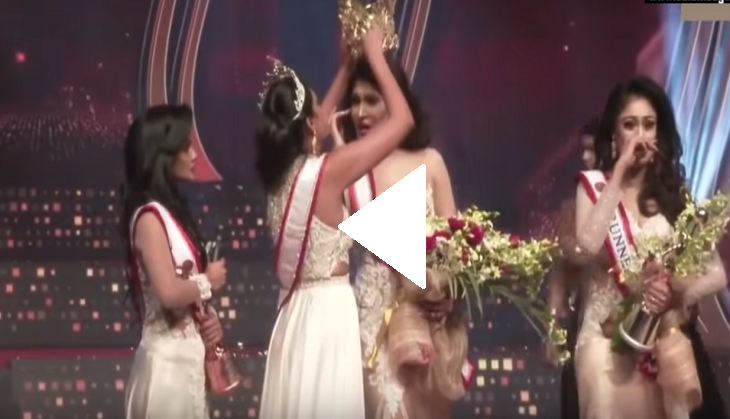 Mrs Sri Lanka pageant goes horribly wrong, winner's crown snatched on stage