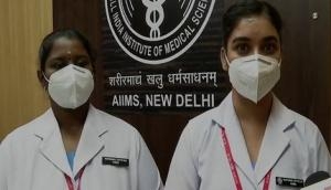 Elated, memorable moment: Nurses after administering 2nd COVID-19 jab to PM Modi