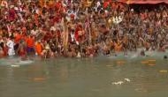 Kumbh: Akharas, sadhus take part in second 'shahi snan' at Har Ki Pauri