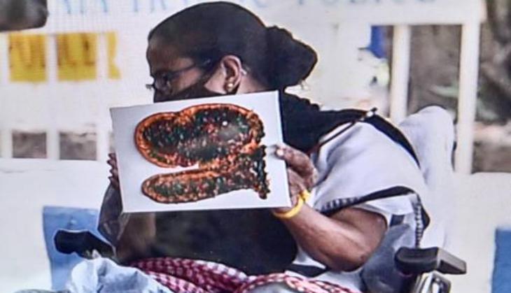 West Bengal polls: Twitter reacts as Mamata Banerjee takes to painting while on dharna