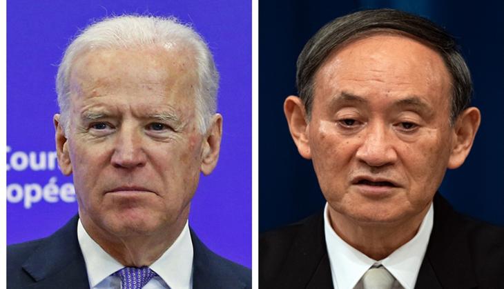 China, regional security on agenda as Suga arrives in US for summit with Biden