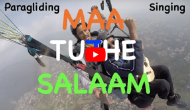 Man sings AR Rahman song while enjoying paragliding; video goes viral