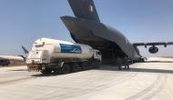 IAF transports two container trucks with liquid oxygen to Gujarat's Jamnagar from Pune