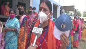 WB Polls: Asansol Dakshin BJP candidate accuses TMC of manipulating voters by wearing cap of CM's photo