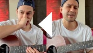 Kunal Kemmu gets emotional while singing song on COVID-19 situation in India [VIDEO]