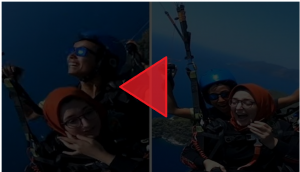 Woman loses her sunglasses while paragliding; what happens next will amuse you!