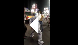Ambulance driver in PPE kit dances with baraat; video goes viral