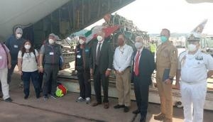 COVID-19 pandemic: India receives oxygen production plant, 20 ventilators from Italy 