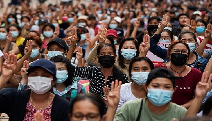 Myanmar residents call on Japan to recognise anti-military body as legitimate govt