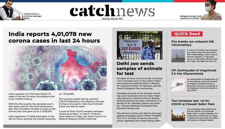 8th May Catch News ePaper, English ePaper, Today ePaper, Online News Epaper