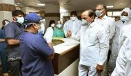 India Fights Corona: Telangana CM examines facilities, treatment for COVID-19 patients at Hyderabad hospital 