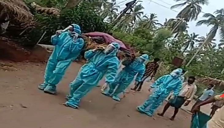 Coronavirus Pandemic: Sarpanch performs last rites of woman who died of Corona