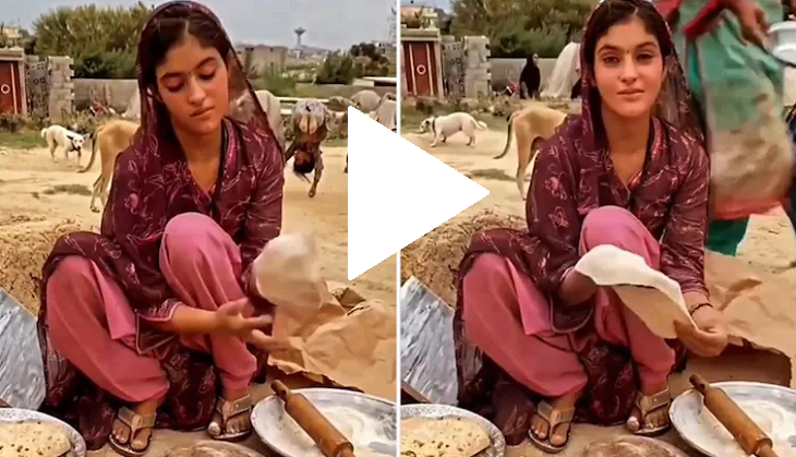 Video of this young girl making roti in a unique style goes viral  [WATCH]