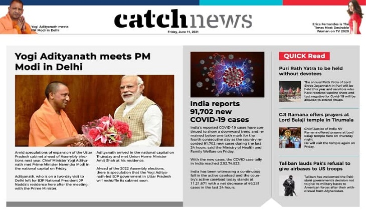 11th June Catch News ePaper, English ePaper, Today ePaper, Online News Epaper