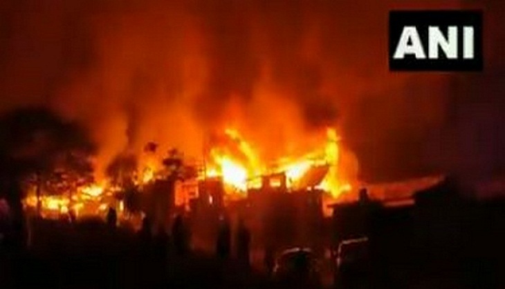 J-K: Houses damaged, several injured in fire in Baramulla