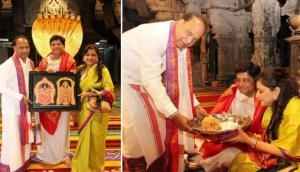 Union Minister Piyush Goel visits Tirumala temple, offers prayers to Lord Balaji
