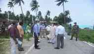 Lakshadweep Administrator Praful Khoda Patel visits Kavaratti, reviews development projects