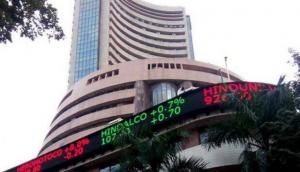 Equity indices decline in morning session, Sensex slips over 300 points