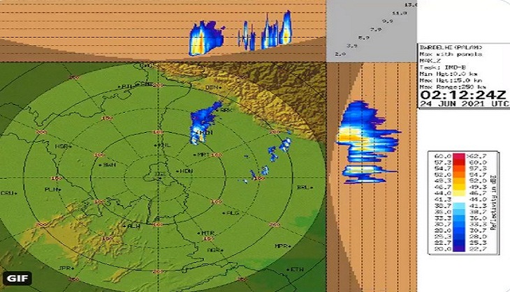 Weather Update Today: IMD predicts thunderstorm with light to moderate intensity rain in Delhi, parts of UP