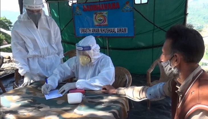 Jammu and Kashmir: Army sets up medical-cum-COVID-19 awareness camp in Ramban's remote village 