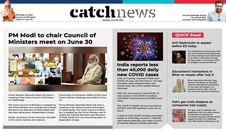 29th June Catch News ePaper, English ePaper, Today ePaper, Online News Epaper