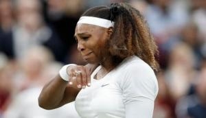 Wimbledon: Serena Williams out of tournament after suffering injury during first-round match