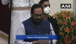 Cabinet Reshuffle: Rajeev Chandrasekhar takes oath as Union Minister of State