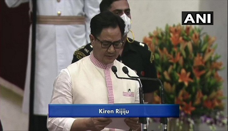 PM Modi Cabinet Reshuffle: Kiren Rijiju elevated as union cabinet minister