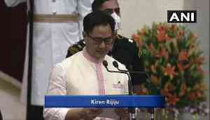 PM Modi Cabinet Reshuffle: Kiren Rijiju elevated as union cabinet minister