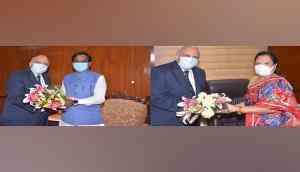 Darshana Vikram Jardosh, Raosaheb Dadarao Danve take charge as MoS for Railways