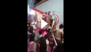Groom’s mother beats him with ‘chappal’ in front of bride, wedding guest; video goes viral