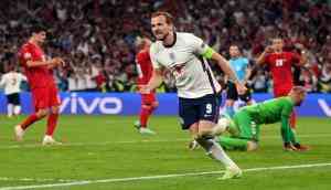 Harry Kane's extra-time goal fires England into Euro Cup final with 2-1 win over Denmark