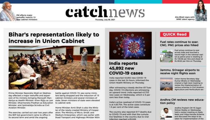 8th July Catch News ePaper, English ePaper, Today ePaper, Online News Epaper
