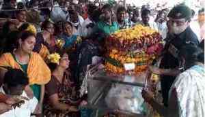 AP: Body of Andhra jawan who died in J-K counter insurgency operation reaches his native village