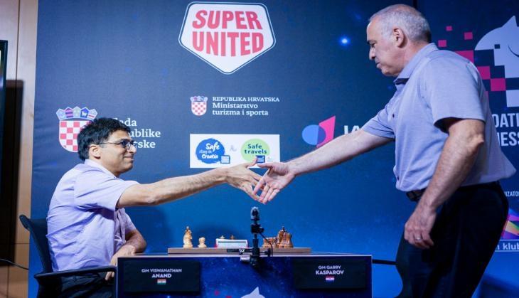 Indian Grandmaster Viswanathan Anand to Play First On-Board Game in Croatia  Grand Chess Tour