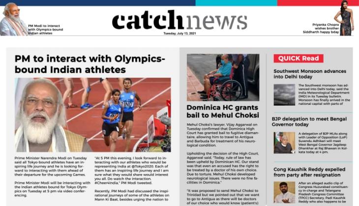 13th July Catch News ePaper, English ePaper, Today ePaper, Online News Epaper