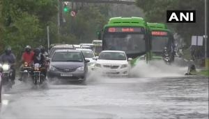 Delhi: Waterlogging in parts of city due to rains, traffic movement affected