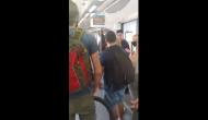 Viral Video: Passengers force a guy to deboard a train; here’s why