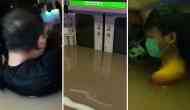 Disturbing Pics China Floods: 12 dead in Zhengzhou train as rainfall floods underground railway tunnels