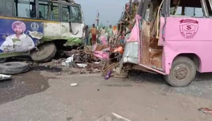 Congress workers, on way to Navjot Singh Sidhu's ceremony, killed in bus crash