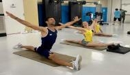 Tokyo Olympics: Novak Djokovic 'working on splits' alongside Belgium artistic gymnast