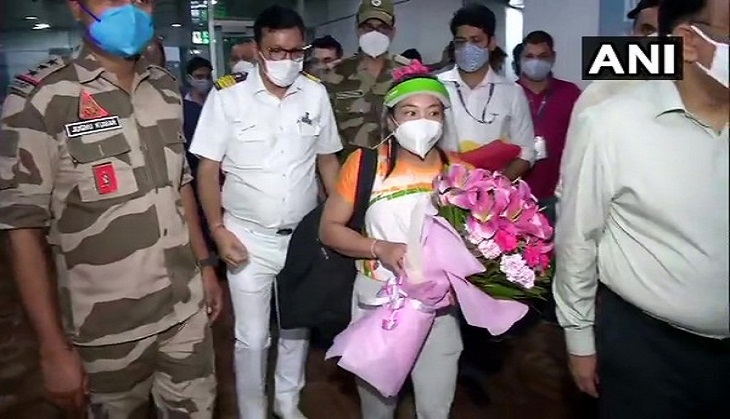 Tokyo 2020: Olympic silver medallist Mirabai Chanu arrives in India