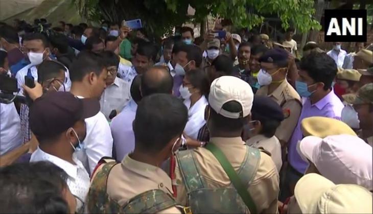 Assam-Mizoram dispute: Police stop Congress delegation at Dholai in Cachar district 